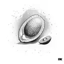 avocado inclusive tattoo design idea