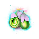 avocado inclusive tattoo design idea