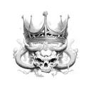 servants in heaven kings in hell tattoo design idea