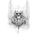 servants in heaven kings in hell tattoo design idea