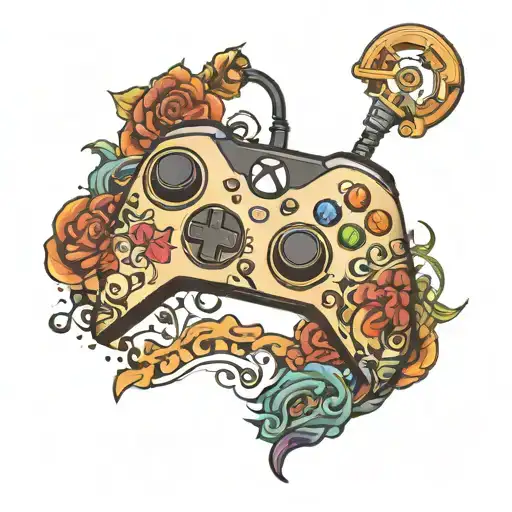 Xbox controller tattoo design idea
