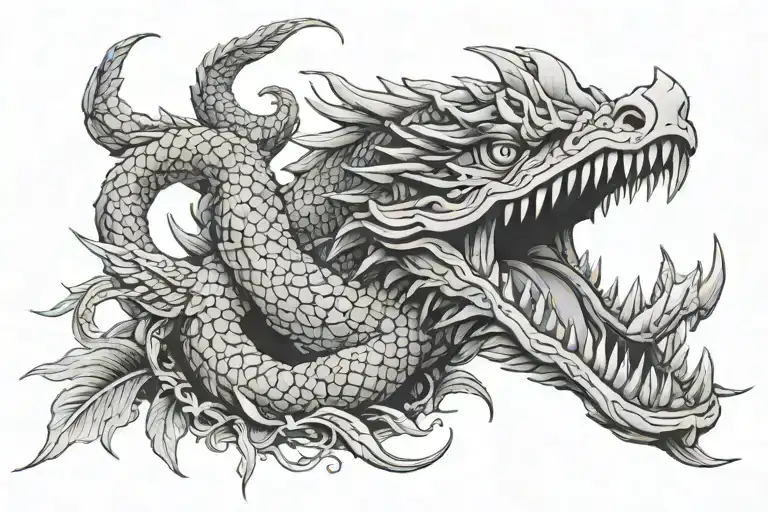 kukulkan tattoo design idea