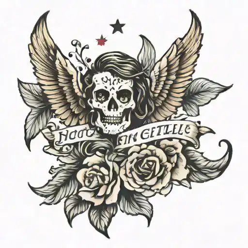 Do not go gentle into that good night tattoo design idea