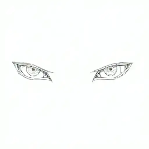 naruto's eyes tattoo design idea