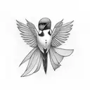 Swallow Bird tattoo design idea