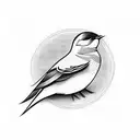 Swallow Bird tattoo design idea