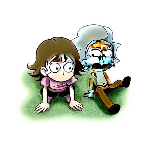 rick and morty tattoo design idea