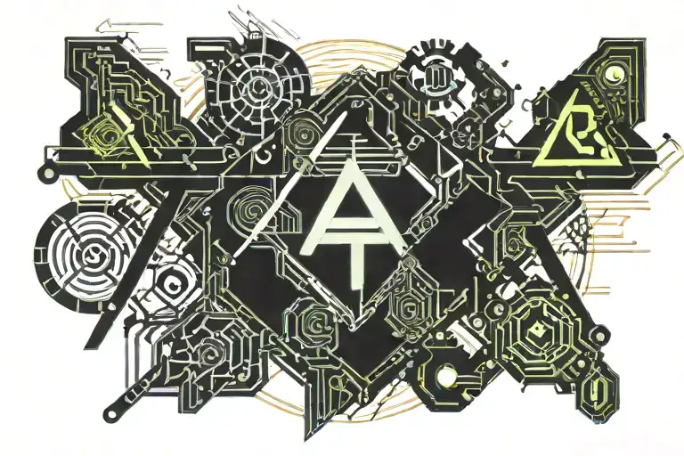 AX tattoo design idea