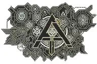 AX tattoo design idea