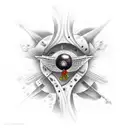 black pearl ship with poppys tattoo design idea