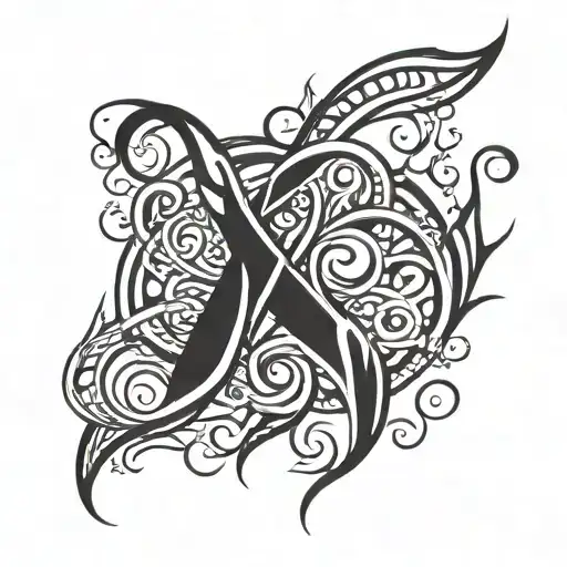 breast cancer survivor symbol  tattoo design idea