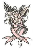 breast cancer survivor symbol  tattoo design idea