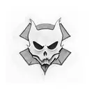 ghostface tattoo design idea