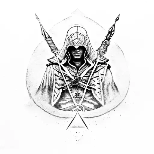 Assassin's creed sparta  tattoo design idea