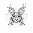 Buckwheat package tattoo design idea