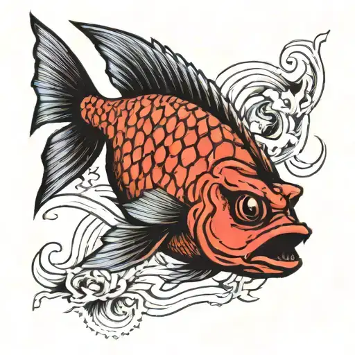 snapper tattoo design idea