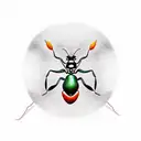 ant tattoo design idea