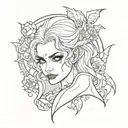 vampire themed tattoo flash designs inspired tattoo design idea