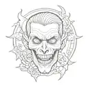 vampire themed tattoo flash designs inspired tattoo design idea