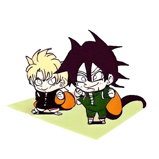 naruto dragon ball z demon slayer jujutsu Kaisen  tattoo design idea