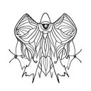 manta ray with light shading that would go on my inner bicep tattoo design idea