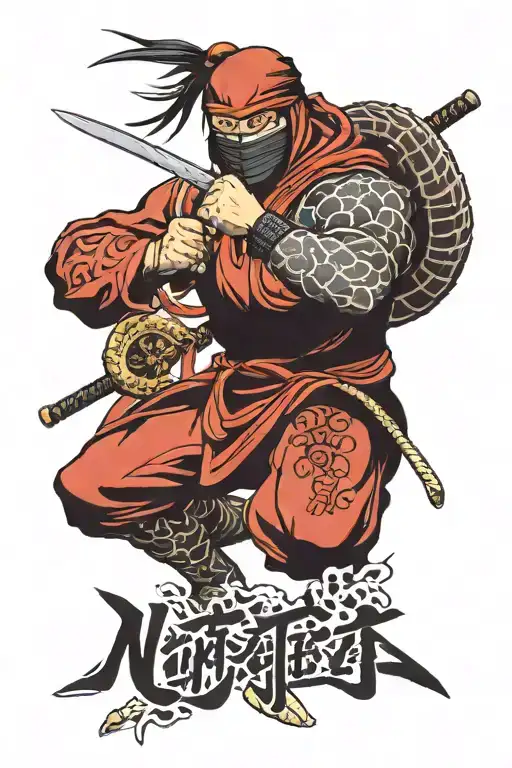 ninja gaiden tattoo design idea