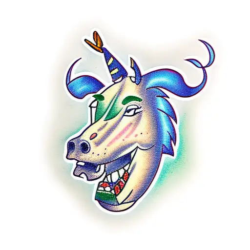 bojack horseman   tattoo design idea