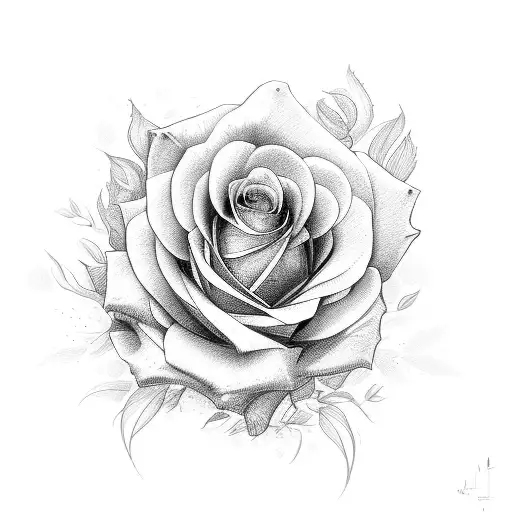 Fine line 21 roses bouquet with the Name Micci-Lee underneath  tattoo design idea