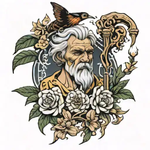 philosophy seneca stoic tattoo design idea