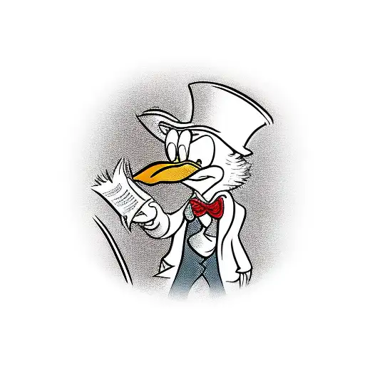 Scrooge McDuck.  tattoo design idea
