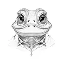 tree, Lilac, frog tattoo design idea