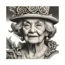 grand mom tattoo design idea