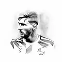Leo messi tattoo design idea
