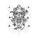 road bike tattoo design idea