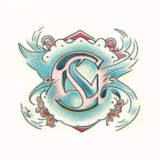 numbers tattoo design idea