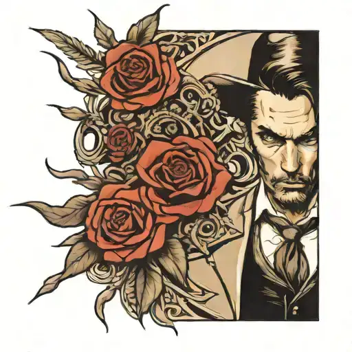Dark tower gunslinger tattoo tattoo design idea