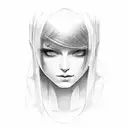 darkness with light tattoo design idea