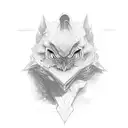 darkness with light tattoo design idea