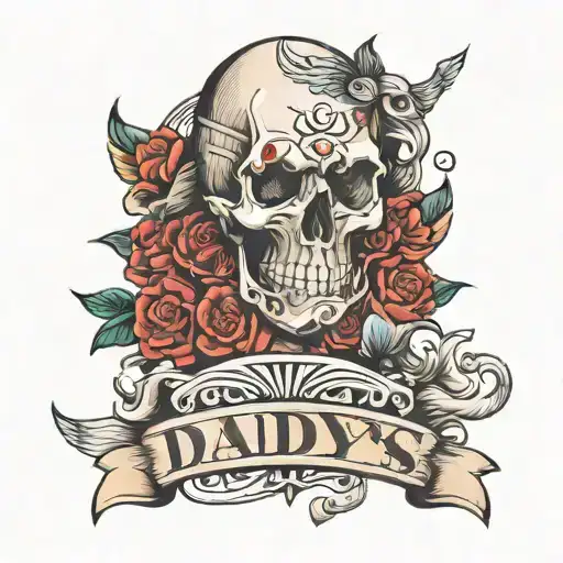 I'm daddy's tattoo design idea