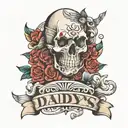 I'm daddy's tattoo design idea