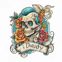 I'm daddy's tattoo design idea