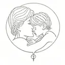 23 daddy's daughter tattoo design idea