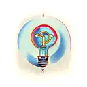 light bulb tattoo design idea