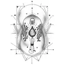 light bulb tattoo design idea