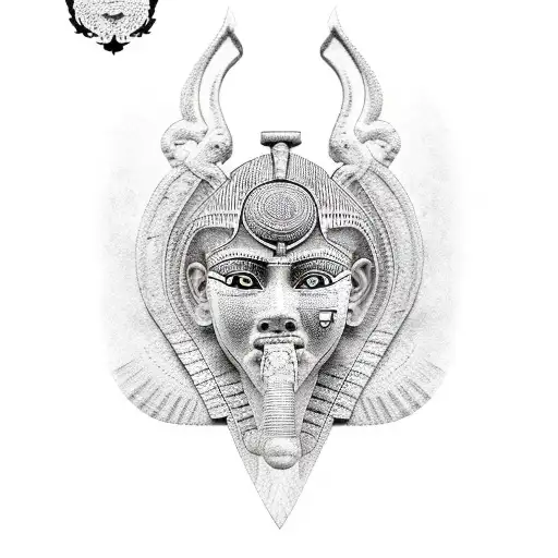 ancient egypt tattoo design idea