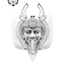 ancient egypt tattoo design idea