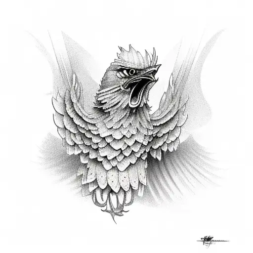 Ford Thunderbird  tattoo design idea