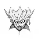 bakugo Katsuki  tattoo design idea