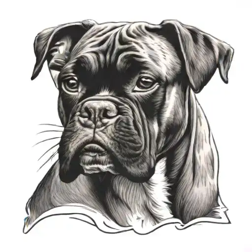 boxer tattoo design idea
