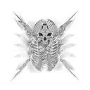 spine tattoo design idea